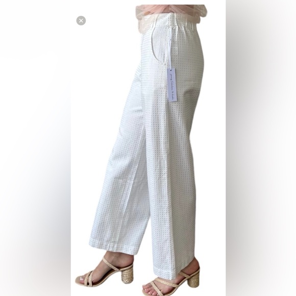 YFB Young Fabulous & Broke Ryker Rhinestone Wide Leg Jeans Pants White Denim Sm - Picture 6 of 9